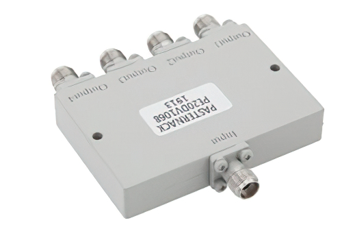 4 Way 2.92mm Power Divider from 6 GHz to 40 GHz Rated at 20 Watts