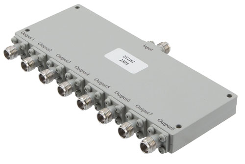 8 Way 2.92mm Power Divider From 18 GHz to 40 GHz Rated at 20 Watts