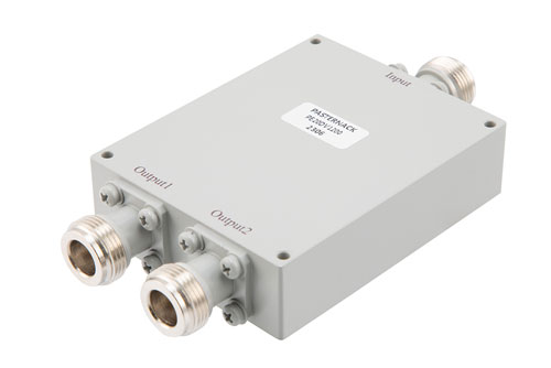 2 way N Power Divider from 216 MHz to 450 MHz Rated at 50 Watts