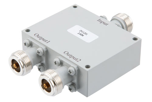 2 way N Power Divider from 300 MHz to 500 MHz Rated at 50 Watts
