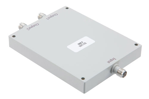 2 way SMA Power Divider from 220 MHz to 450 MHz Rated at 50 Watts
