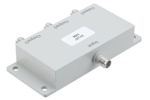 3 way SMA Power Divider from 1 MHz to 500 MHz Rated at 10 Watts