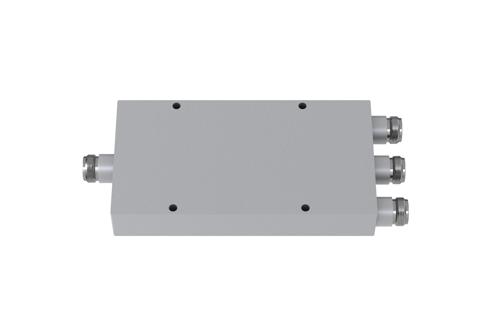 Low PIM 3 Way N-type Power Divider from 555 MHz to 6 GHz Rated at 80 Watts, IP65 Rated
