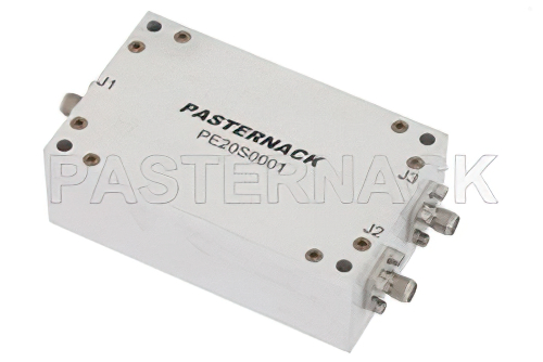 2 Way Broadband Combiner from 20 MHz to 1 GHz SMA