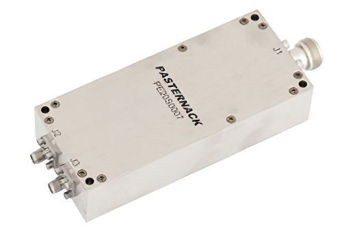 2 Way Broadband Combiner from 500 MHz to 2.5 GHz SMA
