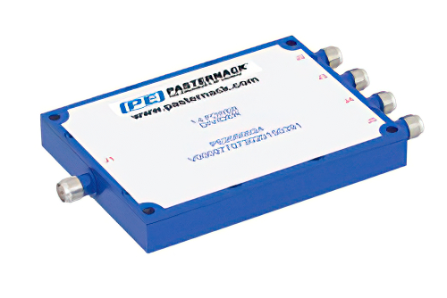 4 Way SMA Power Divider From 500 MHz to 2 GHz Rated at 30 Watts