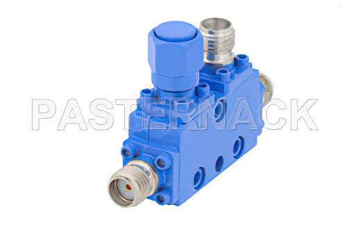 Directional 20 dB SMA Coupler From 7 GHz to 12.4 GHz Rated to 50 Watts