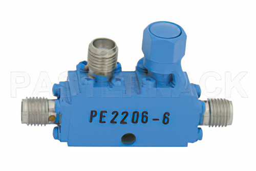 Directional 6 dB SMA Coupler to 16 GHz Rated to 50 Watts