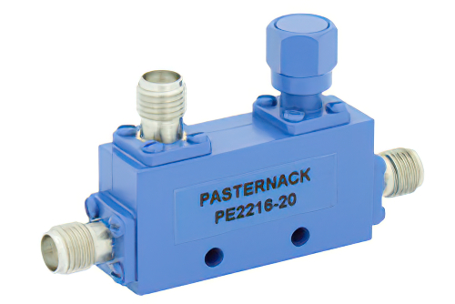Directional 20 dB SMA Coupler From 4 GHz to 18 GHz Rated to 50 Watts