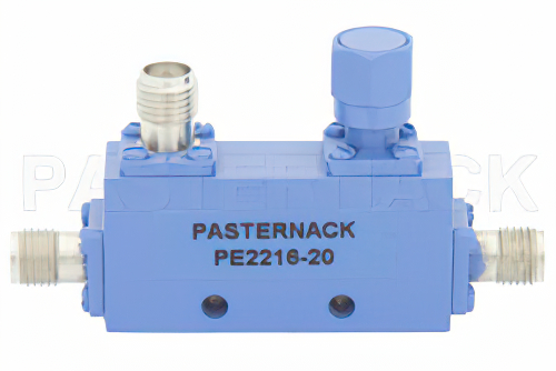 Directional 20 dB SMA Coupler From 4 GHz to 18 GHz Rated to 50 Watts