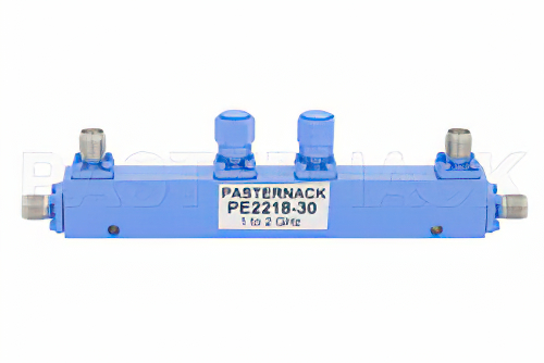 Dual Directional 30 dB SMA Coupler From 1 GHz to 2 GHz Rated To 50 Watts