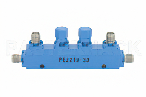 Dual Directional 30 dB SMA Coupler From 2 GHz To 4 GHz Rated To 10 Watts