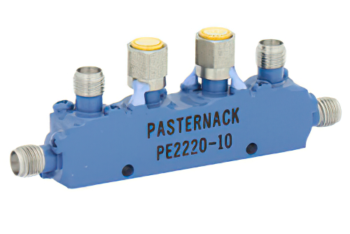 Dual Directional 10 dB SMA Coupler From 2.6 GHz To 5.2 GHz Rated To 10 Watts