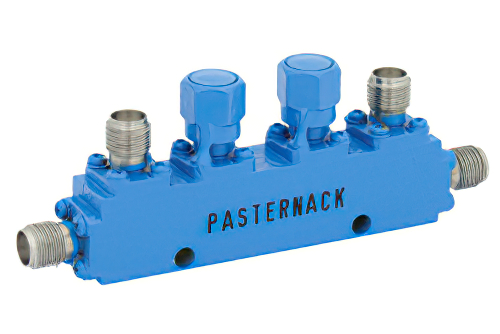 Dual Directional 10 dB SMA Coupler From 7 GHz To 12.4 GHz Rated To 10 Watts