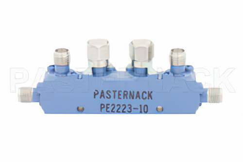 Dual Directional 10 dB SMA Coupler From 8 GHz To 16 GHz Rated To 10 Watts