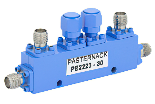 Dual Directional 30 dB SMA Coupler to 16 GHz Rated to 50 Watts