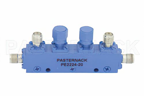 Dual Directional 20 dB SMA Coupler From 12.4 GHz to 18 GHz Rated to 50 Watts