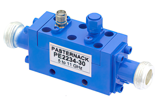 Directional 30 dB N Coupler From 5 GHz To 11 GHz Rated To 600 Watts