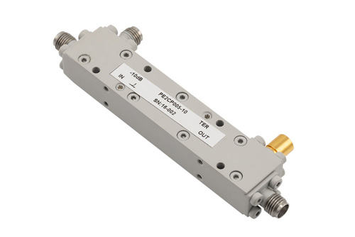 Directional 10 dB SMA Coupler From 1 GHz to 4 GHz Rated to 50 Watts