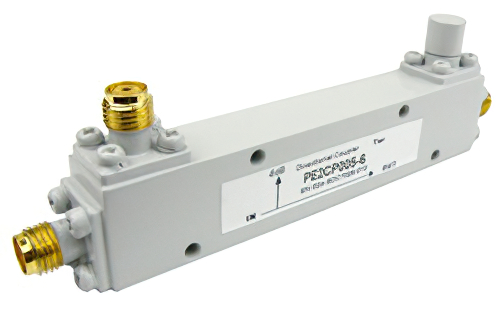 Directional 6 dB SMA Coupler From 1 GHz to 4 GHz Rated to 50 Watts