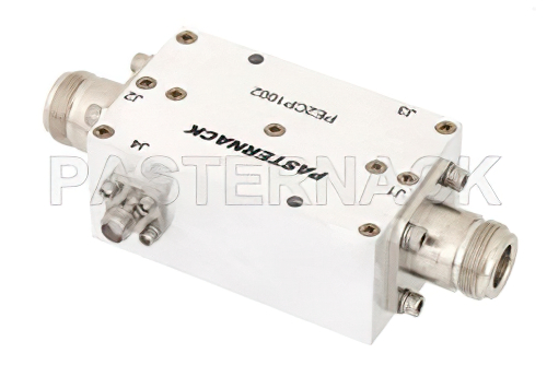 Dual Directional 50 dB N Coupler From 20 MHz to 500 MHz Rated To 500 Watts