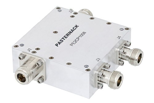 Precision Dual Directional 50 dB N Coupler To 1,000 MHz Rated to 1000 Watts