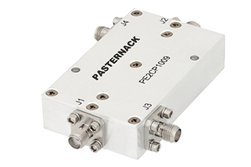 Dual Directional 40 dB SMA Coupler From 100 MHz to 500 MHz Rated To 200 Watts