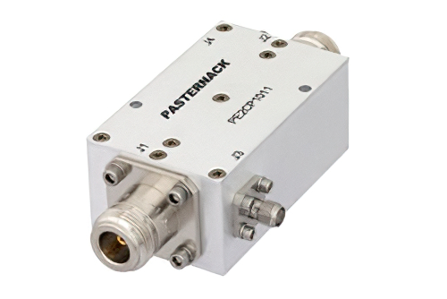 Dual Directional 40 dB N Coupler From 500 MHz to 2.5 GHz Rated To 200 Watts
