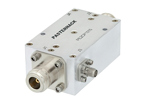 Dual Directional 40 dB N Coupler From 800 MHz to 2.5 GHz Rated To 500 Watts