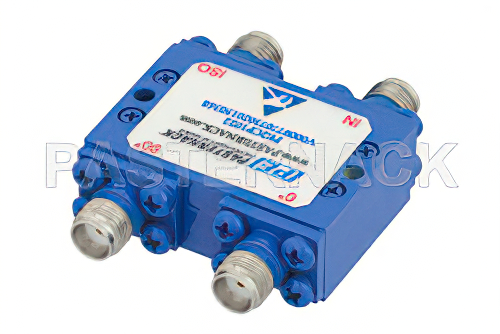 90 Degree SMA Hybrid Coupler From 7 GHz to 18 GHz Rated to 30 Watts