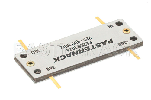 90 Degree Drop-In Hybrid Coupler From 225 MHz to 400 MHz Rated to 250 Watts