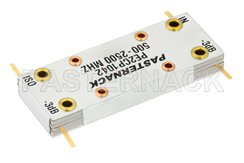 90 Degree Drop-In Hybrid Coupler From 500 MHz to 2.5 GHz Rated to 300 Watts