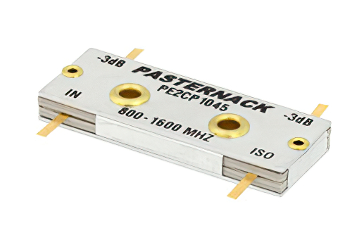 90 Degree Drop-In Hybrid Coupler From 800 MHz to 1.6 GHz Rated to 200 Watts