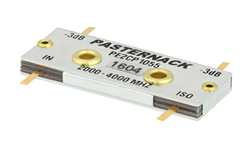 90 Degree Drop-In Hybrid Coupler From 2 GHz to 4 GHz Rated to 100 Watts