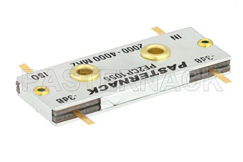 90 Degree Drop-In Hybrid Coupler From 2 GHz to 4 GHz Rated to 100 Watts