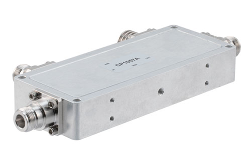 Low PIM Directional 6 dB N Coupler From 380 MHz to 4 GHz Rated to 200 Watts