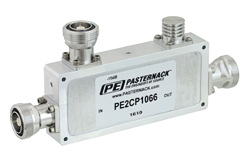 Low PIM Directional 15 dB 7/16 DIN Coupler To 2.7 GHz Rated to 200 Watts