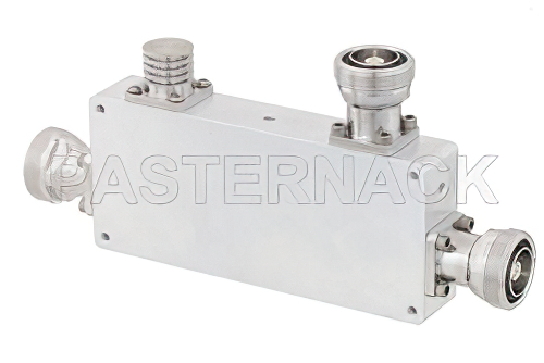 Low PIM Directional 15 dB 7/16 DIN Coupler To 2.7 GHz Rated to 200 Watts