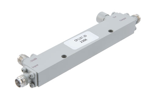 Directional 20 dB SMA Coupler from 500 MHz to 1000 MHz Rated to 50 Watts