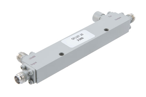 Directional 20 dB SMA Coupler from 500 MHz to 1000 MHz Rated to 50 Watts