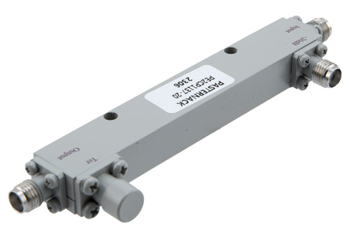 Directional 20 dB SMA Coupler from 500 MHz to 1000 MHz Rated to 50 Watts