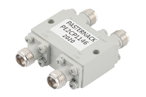 90 Degree 2.92mm Hybrid Coupler from 10 GHz to 26.5 GHz Rated to 20 Watts