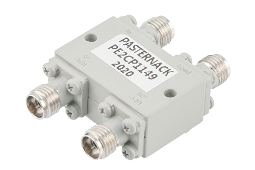 90 Degree 2.92mm Hybrid Coupler from 8 GHz to 43.5 GHz Rated to 20 Watts