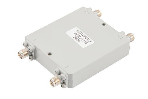 180 Degree SMA Hybrid Coupler from 2 GHz to 4 GHz Rated to 50 Watts