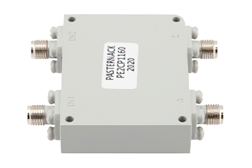 180 Degree SMA Hybrid Coupler from 4 GHz to 18 GHz Rated to 50 Watts
