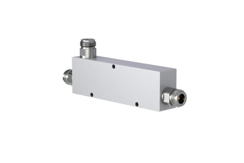 Low PIM Directional 10 dB N Coupler From 555 MHz to 6 GHz Rated to 300 Watts, IP65 Rated