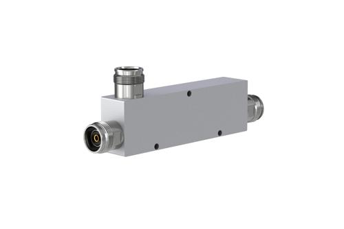 Low PIM Directional 6 dB 4.3-10 Coupler From 555 MHz to 6 GHz Rated to 300 Watts, IP65 Rated
