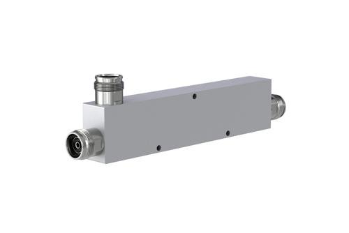 Low PIM Directional 10dB 4.3-10 Coupler From 350 MHz to 3.8 GHz Rated to 200 Watts, IP65 Rated