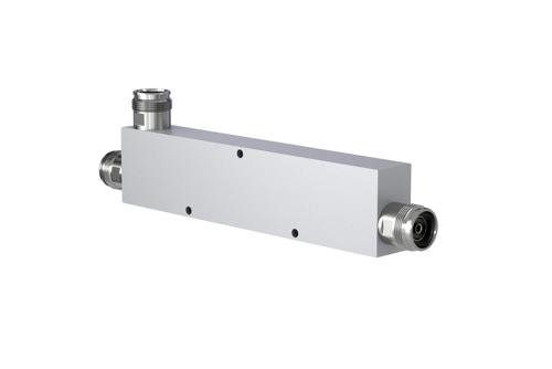 Low PIM Directional 10dB 4.3-10 Coupler From 350 MHz to 3.8 GHz Rated to 200 Watts, IP65 Rated