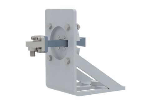 WR-28 Standard Gain Horn with 10 dBi gain, 2.92mm Female connector, with Pre-Installed L Mount